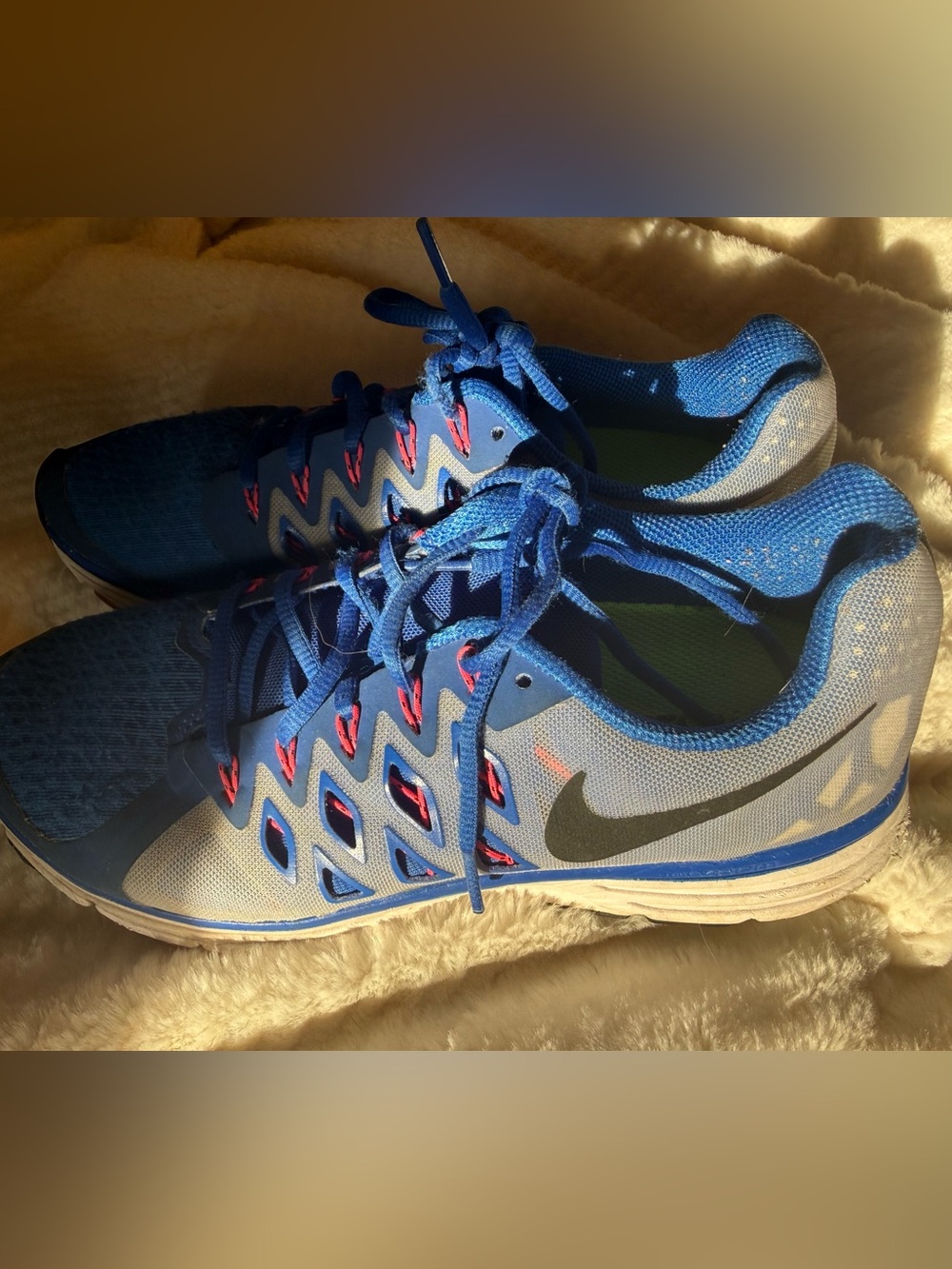 Nike Air Zoom Structure 19 Blue Gray Running Shoes Women’s Size 9.5